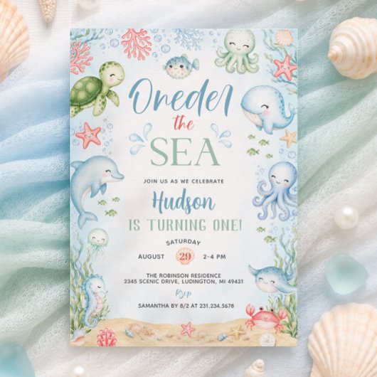 Invitation pour le 1er anniversaire de Oneder the