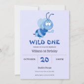 Invitation pour le 1er anniversaire de Petit Bourd (Devant)
