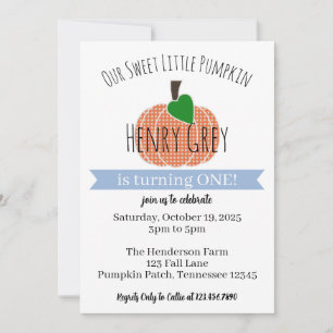 Invitation pour le 1er anniversaire de Petit Garço
