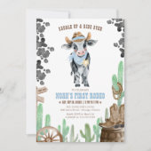 Invitation pour le 1er anniversaire de Rodeo Bleu (Devant)