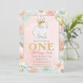 Invitation pour le 1er anniversaire de Some Bunny (Debout devant)