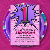 Invitation pour le 1er anniversaire de Superhero G