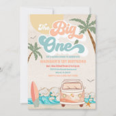 Invitation pour le 1er anniversaire de Surf Beach (Devant)