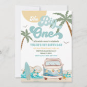 Invitation pour le 1er anniversaire de Surf Beach (Devant)