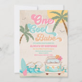 Invitation pour le 1er anniversaire de Surf Beach (Devant)