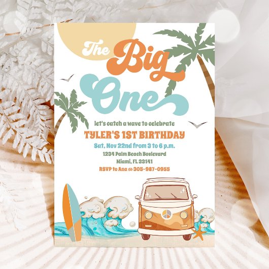 Invitation pour le 1er anniversaire de Surfs Up