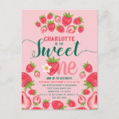 Invitation pour le 1er anniversaire de Sweet One R (Devant)