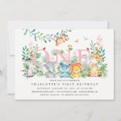 Invitation pour le 1er anniversaire de Sweet Safar (Devant)