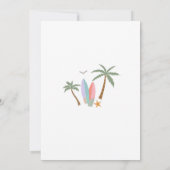 Invitation pour le 1er anniversaire de Tropical Su (Dos)