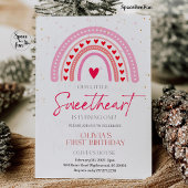 Invitation pour le 1er anniversaire de Valentine F