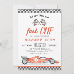 Invitation pour le 1er Anniversaire de Voiture de 
