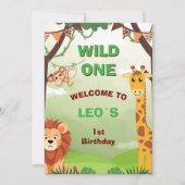 Invitation pour le 1er anniversaire de Wild One Sa (Devant)
