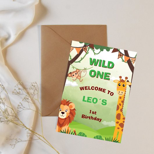 Invitation pour le 1er anniversaire de Wild One Sa