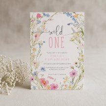 Invitation pour le 1er anniversaire de Wild One Wi