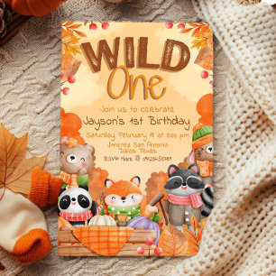 Invitation pour le 1er anniversaire de Wild One Wo