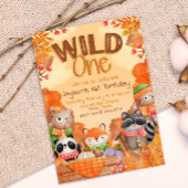 Invitation pour le 1er anniversaire de Wild One Wo