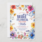 Invitation pour le 1er anniversaire de Wildflower (Devant)