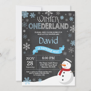 Invitation pour le 1er anniversaire de Winter Oned
