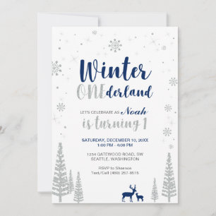 Invitation pour le 1er anniversaire de Winter Oned