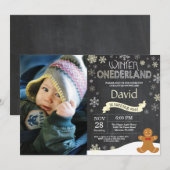 Invitation pour le 1er anniversaire de Winter Oned (Devant / Derrière)
