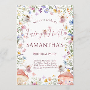 Invitation pour le 1er anniversaire du jardin de f
