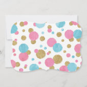 Invitation pour le 1er anniversaire d'une fille Ro (Dos)