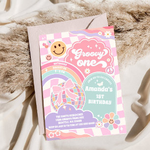 Invitation pour le 1er anniversaire Groovy One Dis