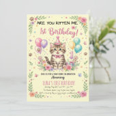 Invitation pour le 1er anniversaire, Kitty Fleur C (Debout devant)