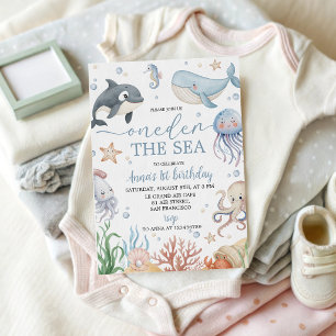Invitation pour le 1er anniversaire Oneder la Mer