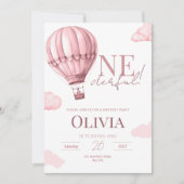 Invitation pour le 1er anniversaire Onederful, Mon (Devant)