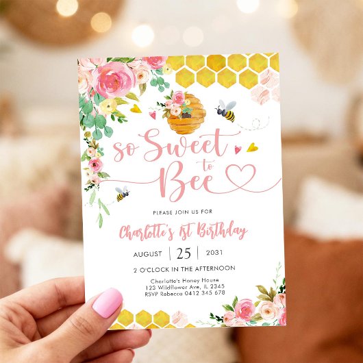 Invitation pour le 1er anniversaire sur le thème d