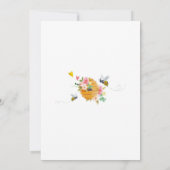 Invitation pour le 1er anniversaire sur le thème d (Dos)