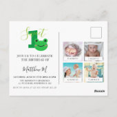 Invitation pour le 1er anniversaire sur le thème d (Dos)