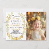 Invitation pour le 1er anniversaire sur le thème d (Devant)