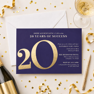 Invitation pour le 20e anniversaire de l'entrepris