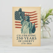 Invitation pour le 250e anniversaire de la liberté (Debout devant)