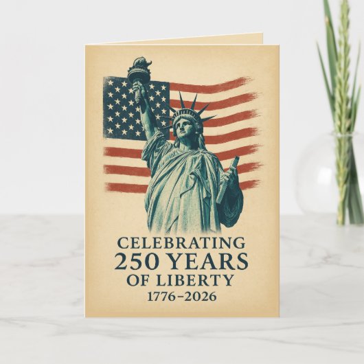 Invitation pour le 250e anniversaire de la liberté (Devant)