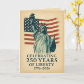 Invitation pour le 250e anniversaire de la liberté (Fleur jaune)