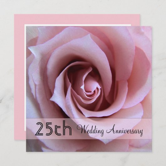 Invitation pour le 25e anniversaire d'Esperanza Ro (Devant / Derrière)