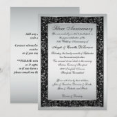 Invitation pour le 25e anniversaire du parchemin o (Devant / Derrière)