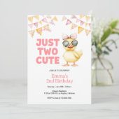 Invitation pour le 2e anniversaire de Canard Jaune (Debout devant)