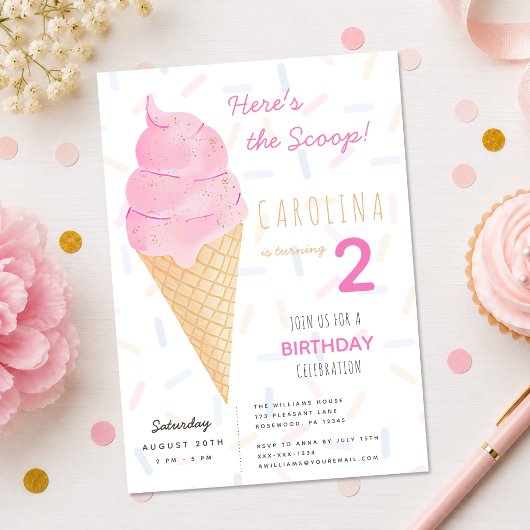Invitation pour le 2e anniversaire de Here's the S