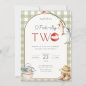 Invitation pour le 2e anniversaire de pêche O Fish (Devant)
