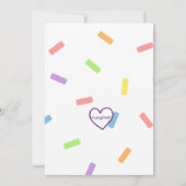 Invitation pour le 2e anniversaire de Pink TwoNado (Dos)