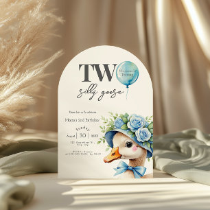 Invitation pour le 2e anniversaire de Two Silly Go