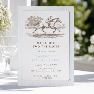 Invitation pour le 2e anniversaire de Two the Race