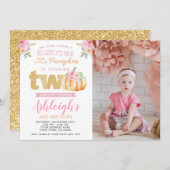 Invitation pour le 2e anniversaire du Petit Citrou (Devant / Derrière)