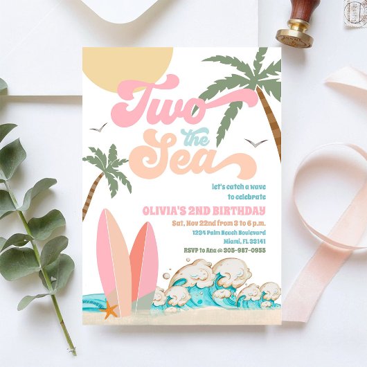 Invitation pour le 2ème anniversaire de Beach Wave