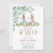 Invitation pour le 2ème anniversaire de Bunny (Devant)