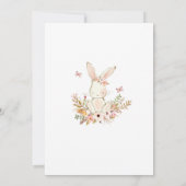 Invitation pour le 2ème anniversaire de Bunny Flor (Dos)